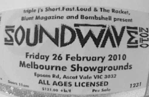 Soundwave Tickets